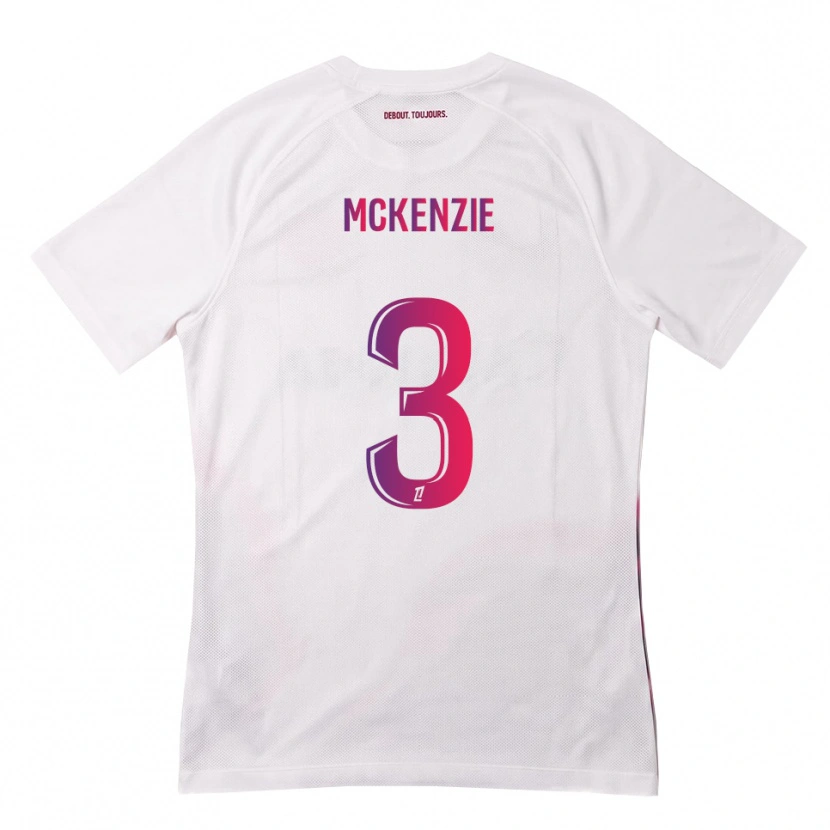 Danxen Kid Mark Mckenzie #3 White Pink Purple Away Jersey 2026/27 T-Shirt