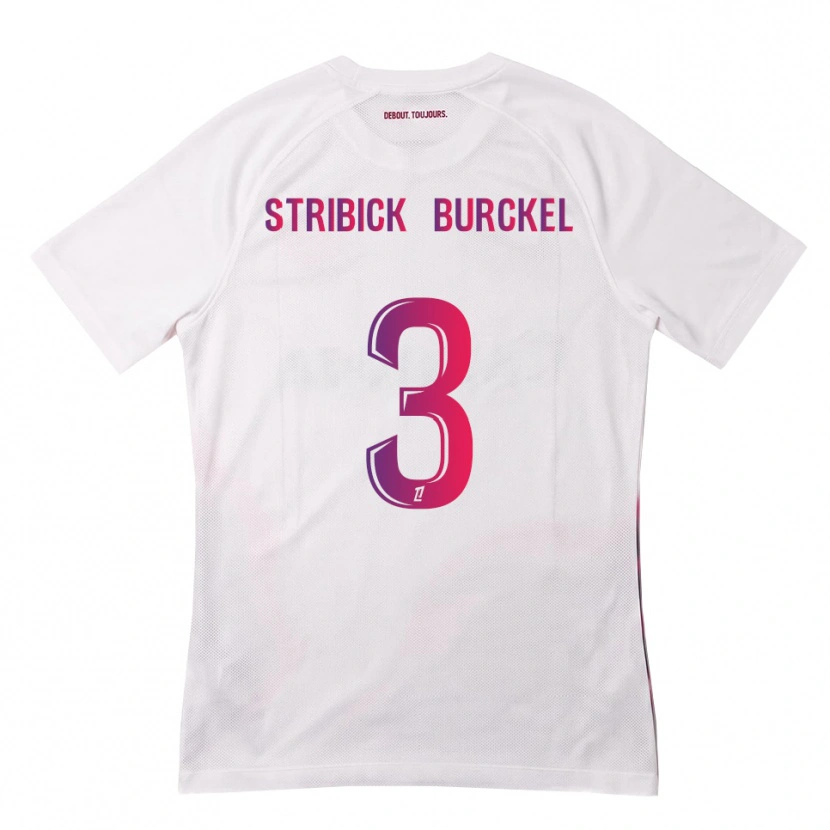 Danxen Kid Laetitia Stribick-Burckel #3 White Pink Purple Away Jersey 2026/27 T-Shirt