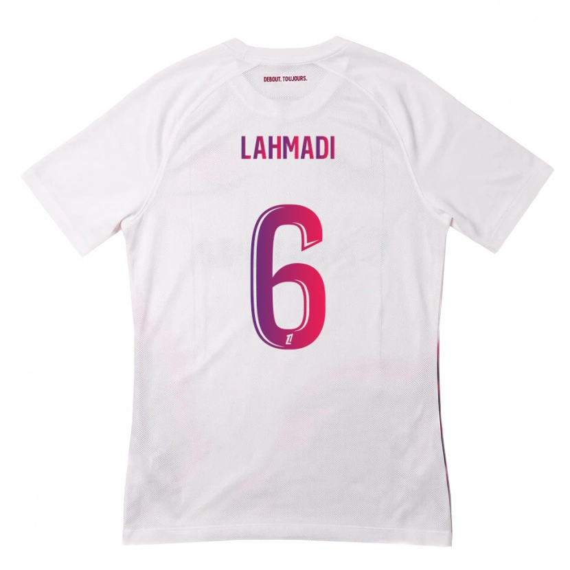 Danxen Kid Noah Lahmadi #6 White Pink Purple Away Jersey 2026/27 T-Shirt