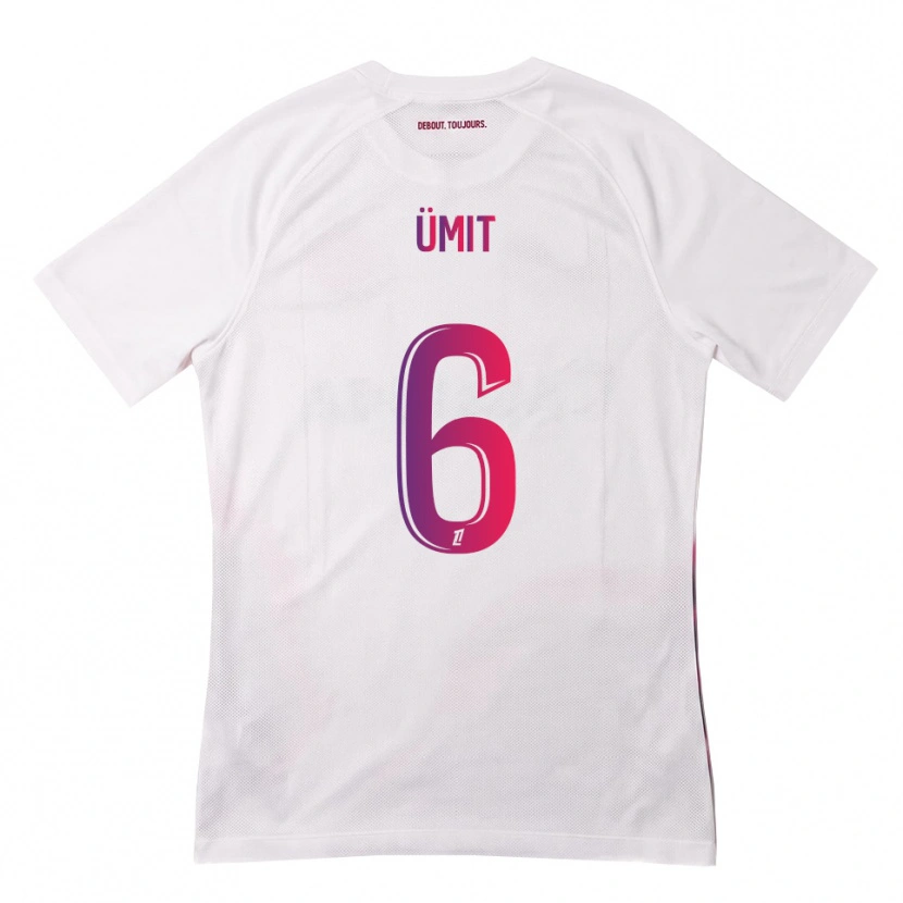 Danxen Kid Ümit Akdağ #6 White Pink Purple Away Jersey 2026/27 T-Shirt
