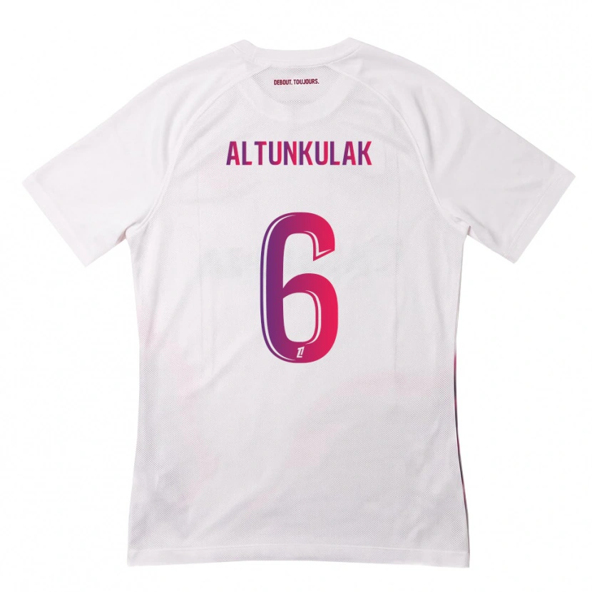 Danxen Kid Selen Altunkulak #6 White Pink Purple Away Jersey 2026/27 T-Shirt