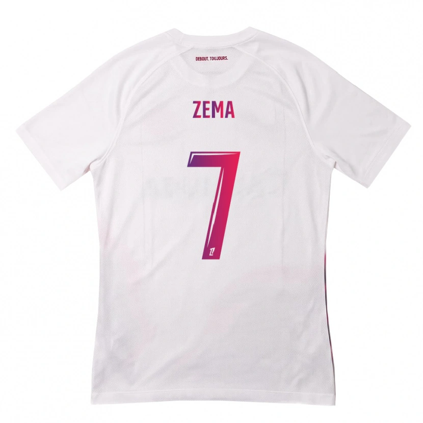 Danxen Kid Darris Zema #7 White Pink Purple Away Jersey 2026/27 T-Shirt