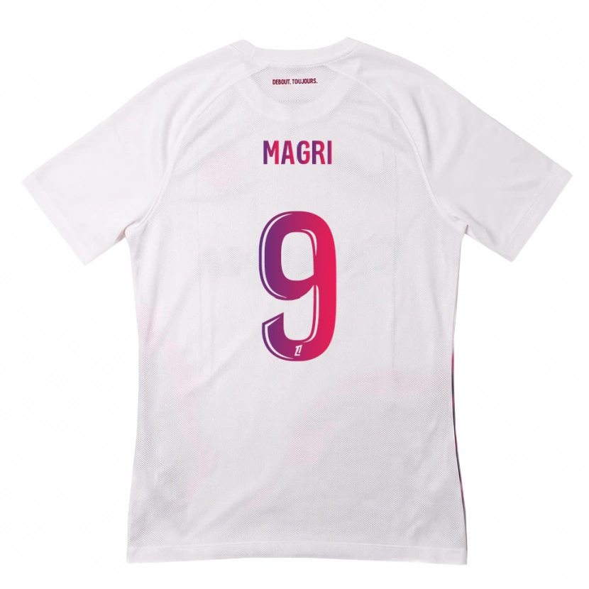 Danxen Kid Frank Magri #9 White Pink Purple Away Jersey 2026/27 T-Shirt