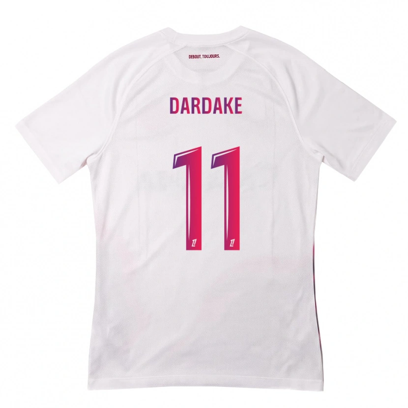 Danxen Kid Wassim Dardake #11 White Pink Purple Away Jersey 2026/27 T-Shirt