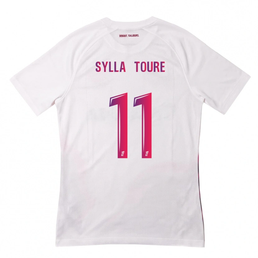 Danxen Kid Ismael Sylla Touré #11 White Pink Purple Away Jersey 2026/27 T-Shirt