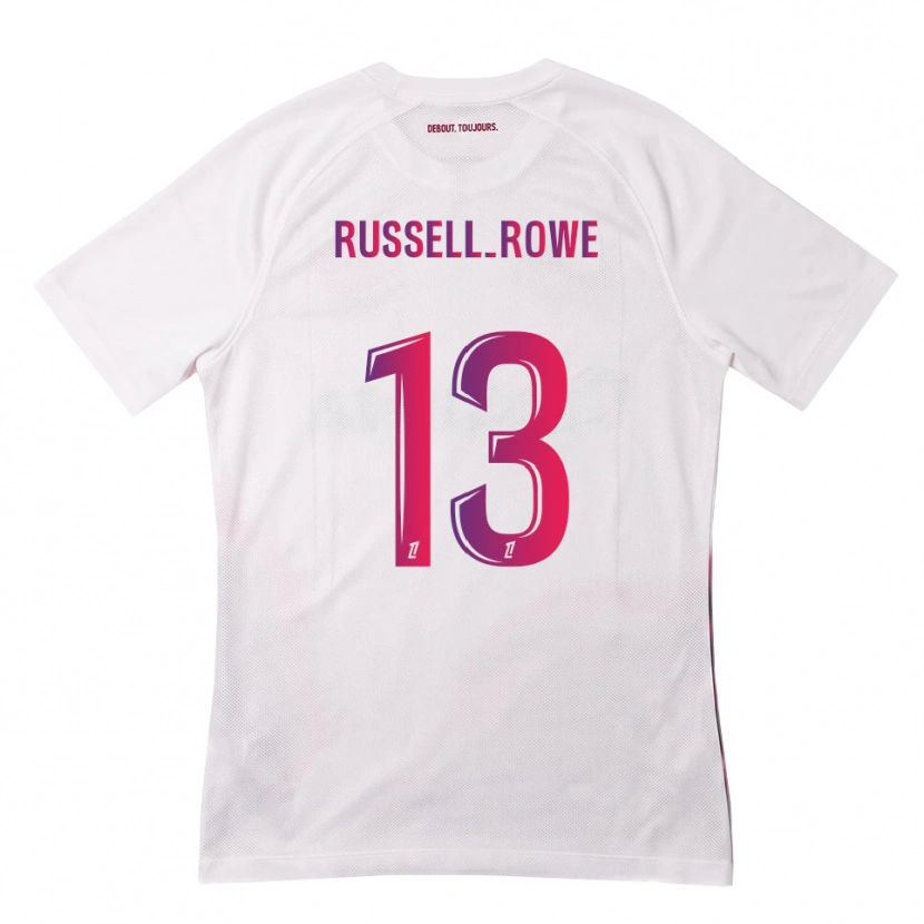 Danxen Kid Jacen Russell-Rowe #13 White Pink Purple Away Jersey 2026/27 T-Shirt