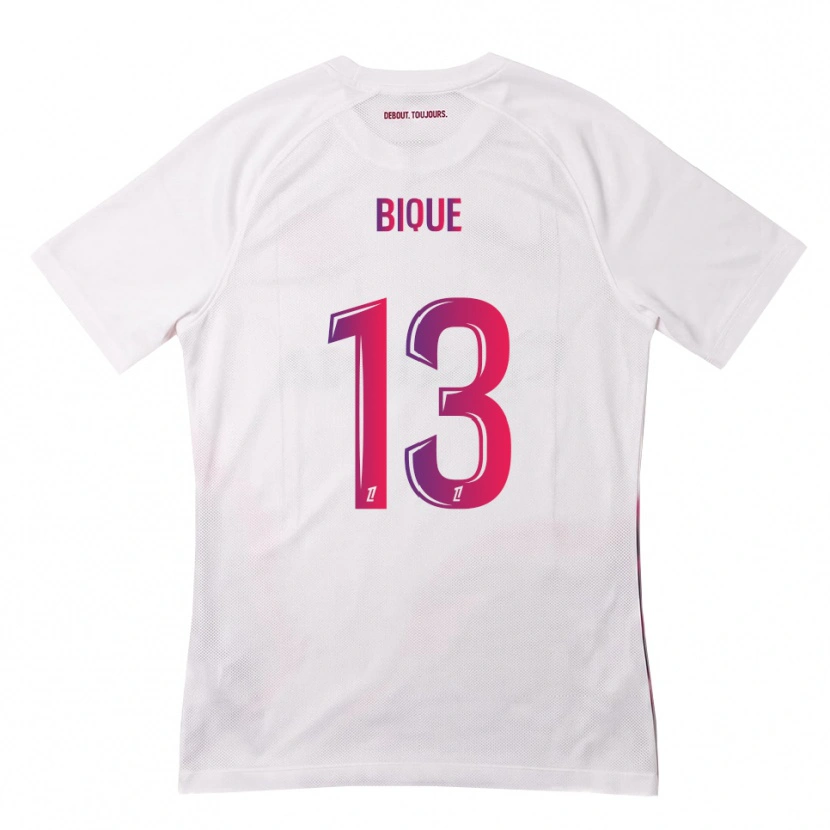 Danxen Kid Darren Bique #13 White Pink Purple Away Jersey 2026/27 T-Shirt