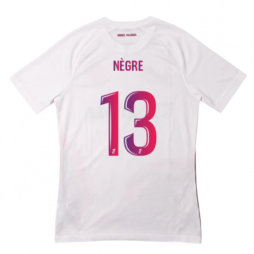 Danxen Kid Thibo Nègre #13 White Pink Purple Away Jersey 2026/27 T-Shirt