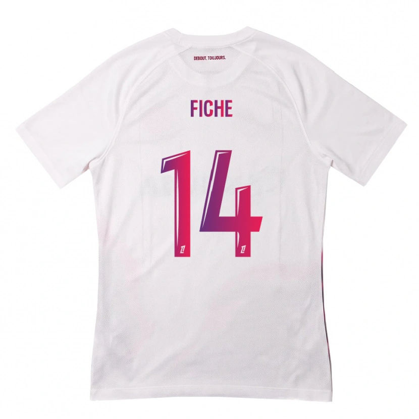 Danxen Kid Anis Fiche #14 White Pink Purple Away Jersey 2026/27 T-Shirt