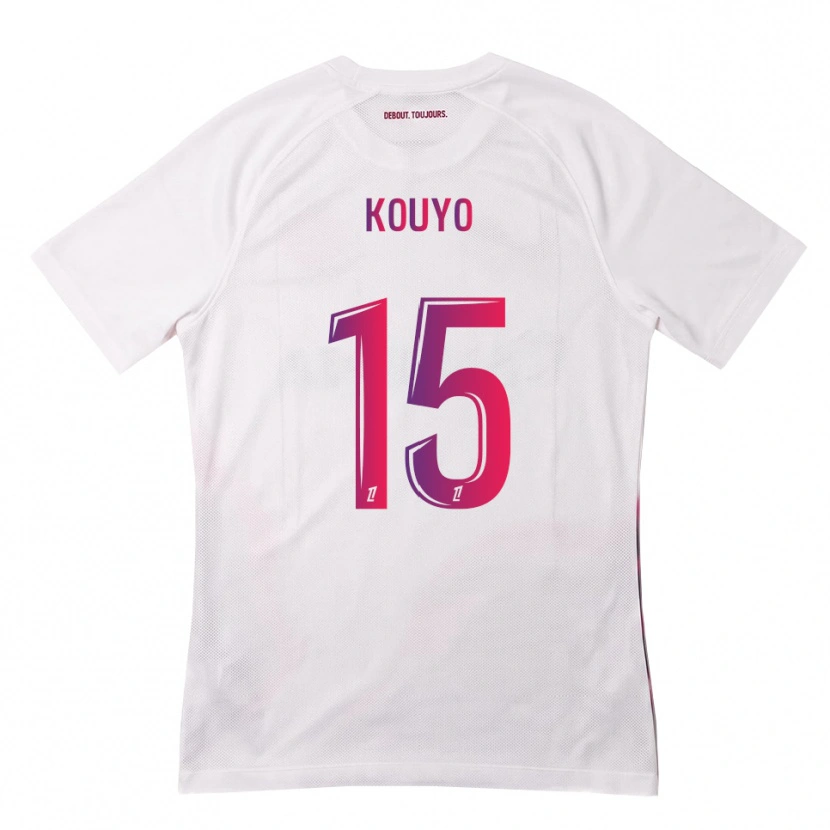 Danxen Kid Dan Kouyo #15 White Pink Purple Away Jersey 2026/27 T-Shirt