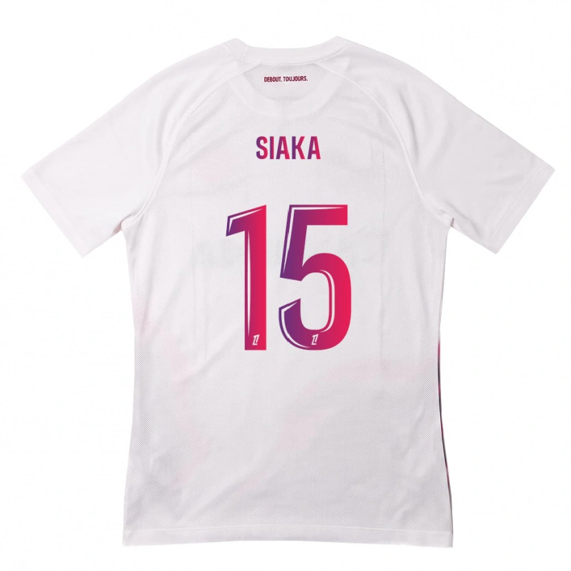 Danxen Kid Nazihary Siaka #15 White Pink Purple Away Jersey 2026/27 T-Shirt