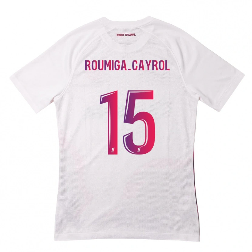 Danxen Kid Sonia Roumiga-Cayrol #15 White Pink Purple Away Jersey 2026/27 T-Shirt