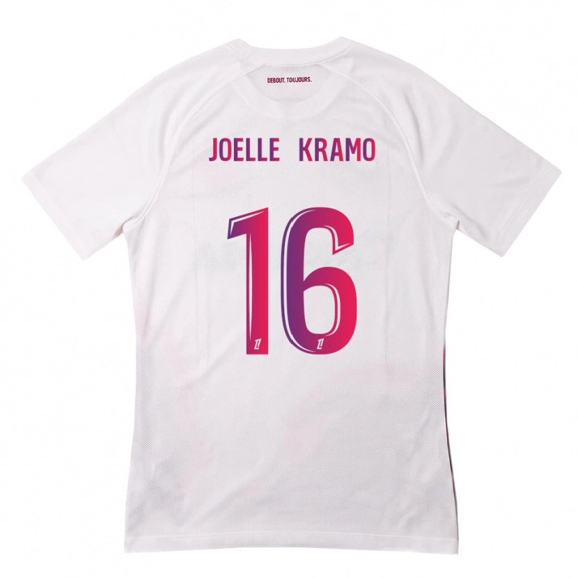 Danxen Kid Marie Joelle Kramo #16 White Pink Purple Away Jersey 2026/27 T-Shirt