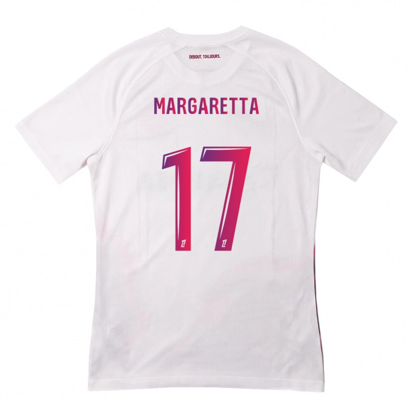 Danxen Kid Jessica Margaretta #17 White Pink Purple Away Jersey 2026/27 T-Shirt