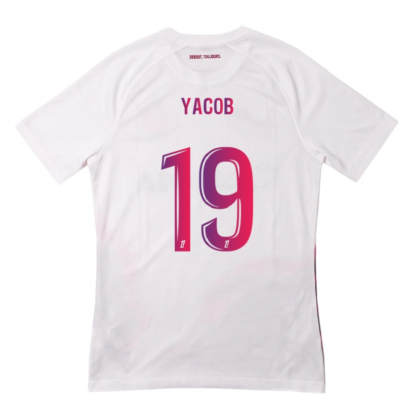 Danxen Kid Ilana Yacob #19 White Pink Purple Away Jersey 2026/27 T-Shirt