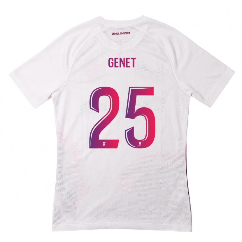 Danxen Kid Marine Genet #25 White Pink Purple Away Jersey 2026/27 T-Shirt