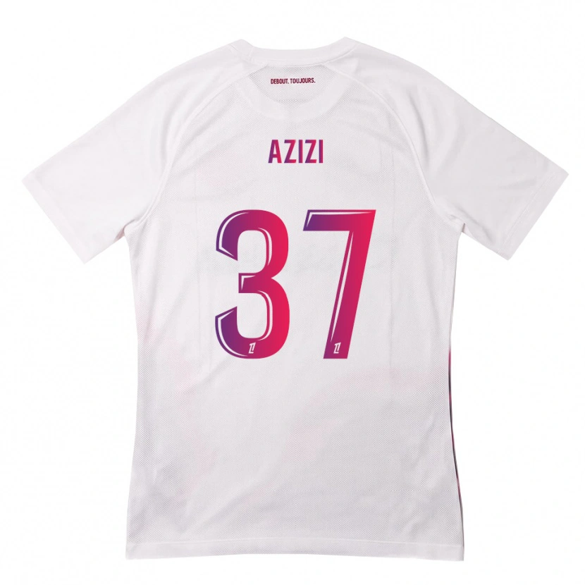 Danxen Kid Ilyas Azizi #37 White Pink Purple Away Jersey 2026/27 T-Shirt