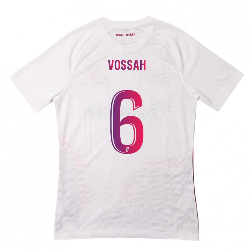 Danxen Kid Alexis Vossah #6 White Pink Purple Away Jersey 2026/27 T-Shirt
