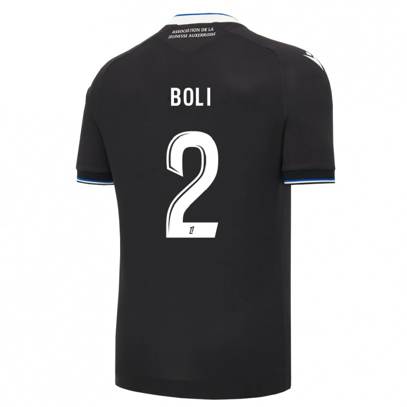 Danxen Kid Franck Boli #2 Black Blue White Away Jersey 2026/27 T-Shirt