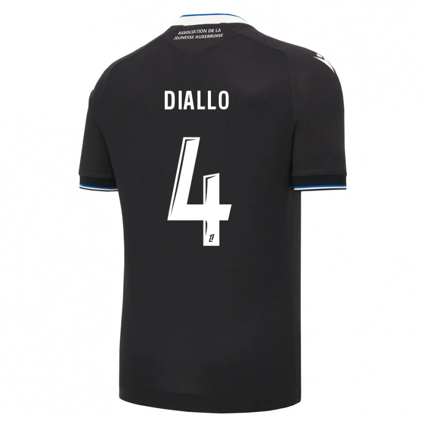 Danxen Kid Ibrahim Diallo #4 Black Blue White Away Jersey 2026/27 T-Shirt