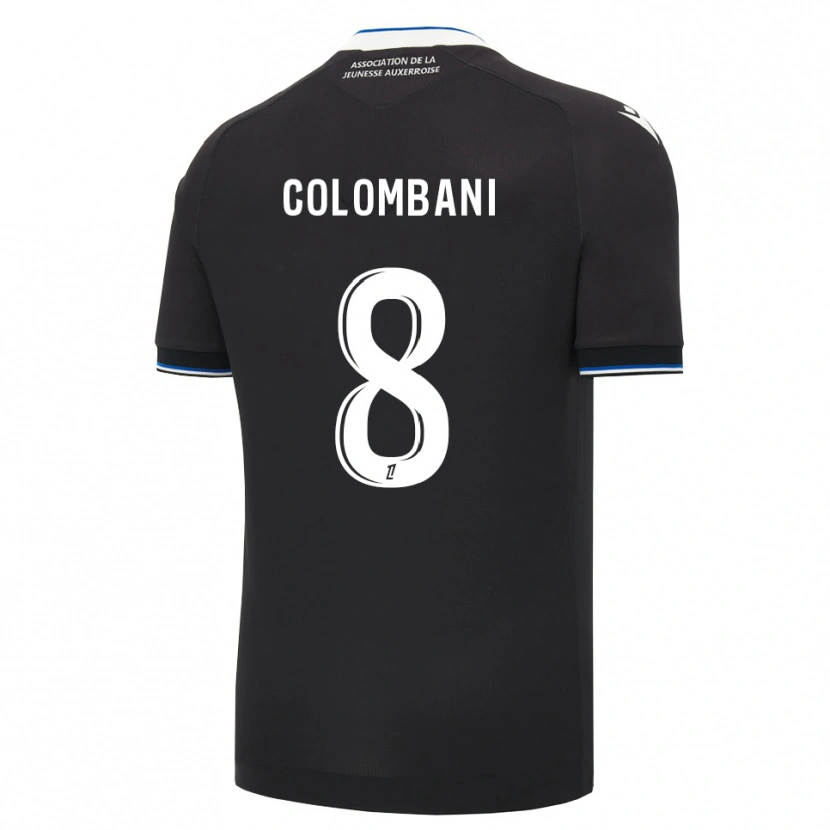 Danxen Kid Tiahiti Colombani #8 Black Blue White Away Jersey 2026/27 T-Shirt