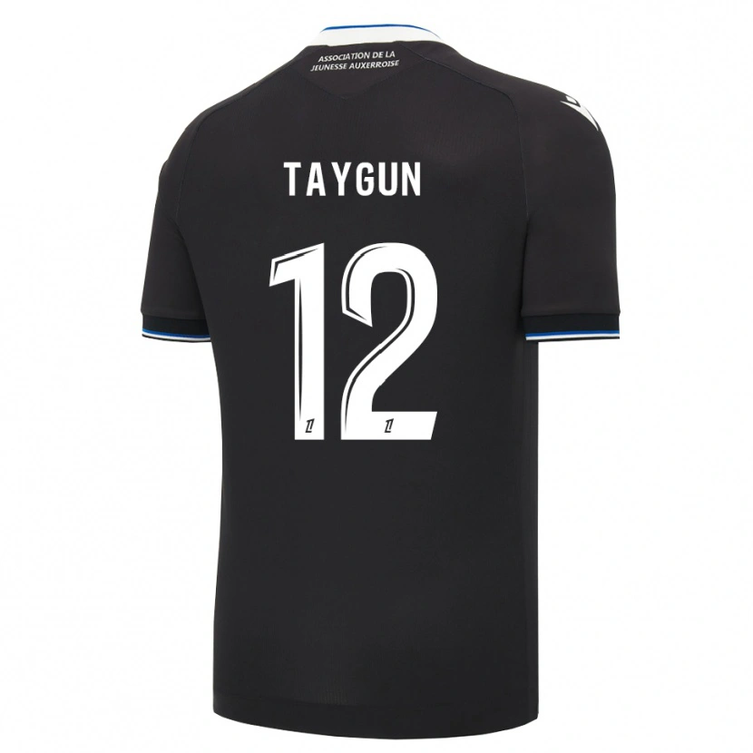 Danxen Kid Omer Taygun #12 Black Blue White Away Jersey 2026/27 T-Shirt