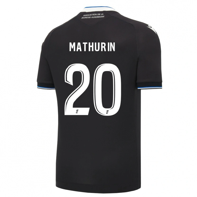 Danxen Kid Anis Mathurin #20 Black Blue White Away Jersey 2026/27 T-Shirt
