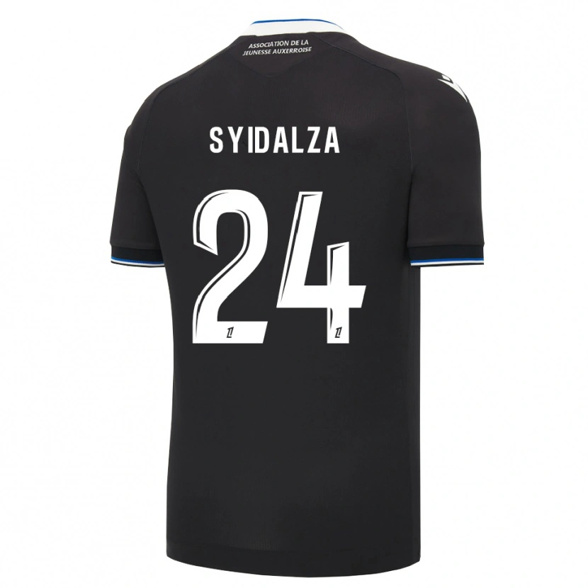 Danxen Kid Denelzo Syidalza #24 Black Blue White Away Jersey 2026/27 T-Shirt