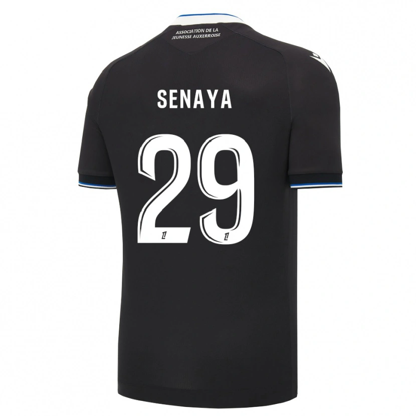 Danxen Kid Marvin Senaya #29 Black Blue White Away Jersey 2026/27 T-Shirt