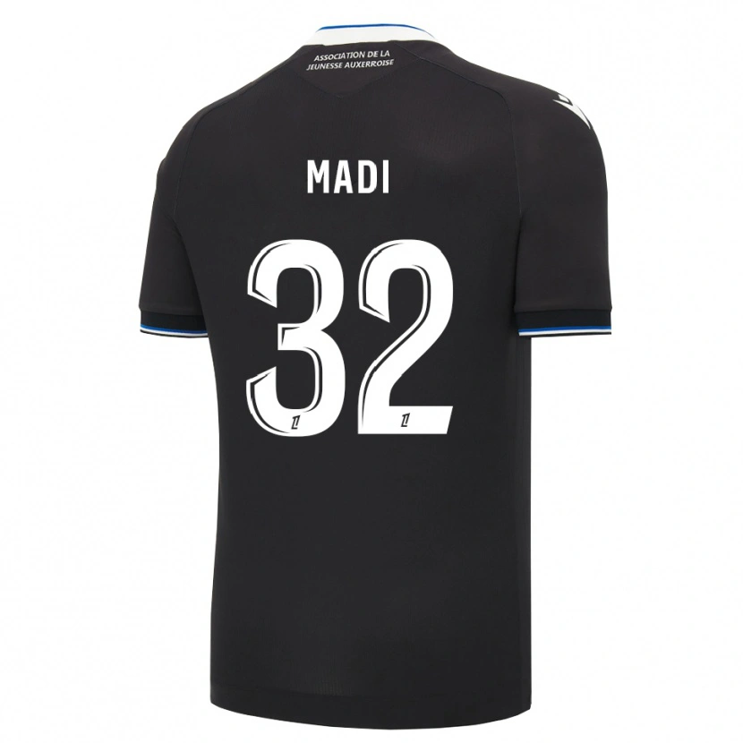 Danxen Kid Kylian Madi #32 Black Blue White Away Jersey 2026/27 T-Shirt