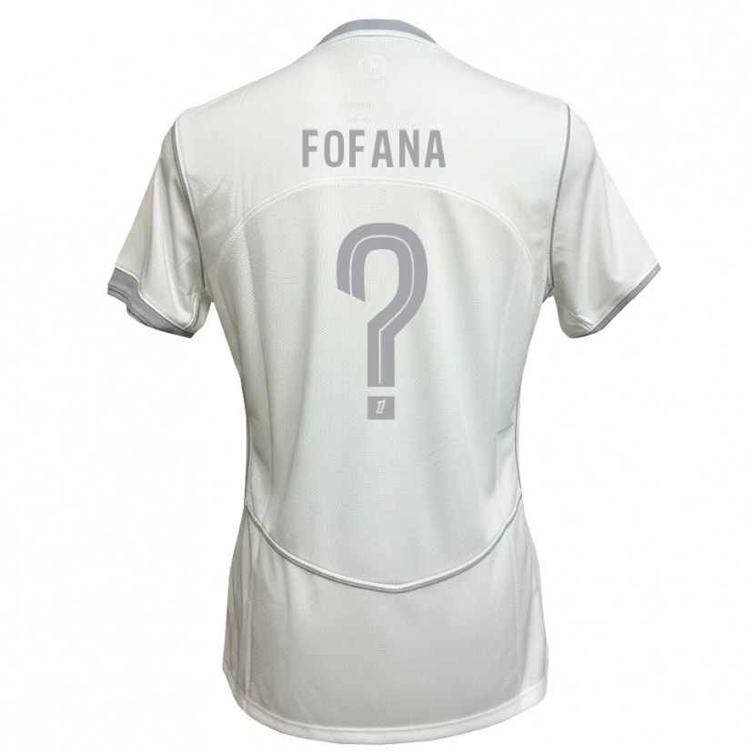 Danxen Kid N'faly Fofana #0 White Gray Away Jersey 2026/27 T-Shirt