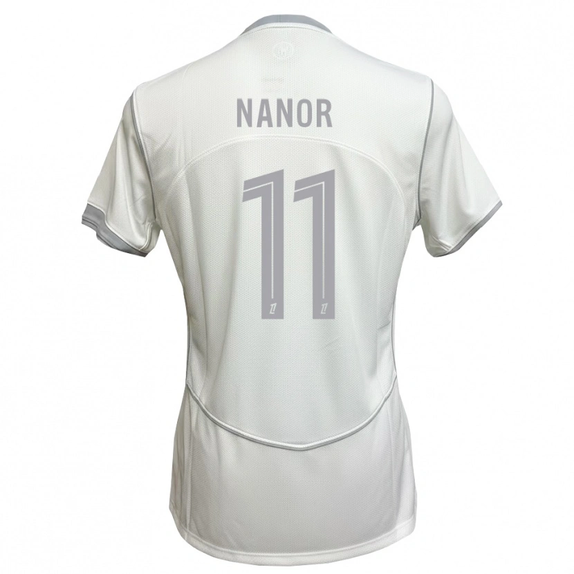 Danxen Kid Enzo Nanor #11 White Gray Away Jersey 2026/27 T-Shirt