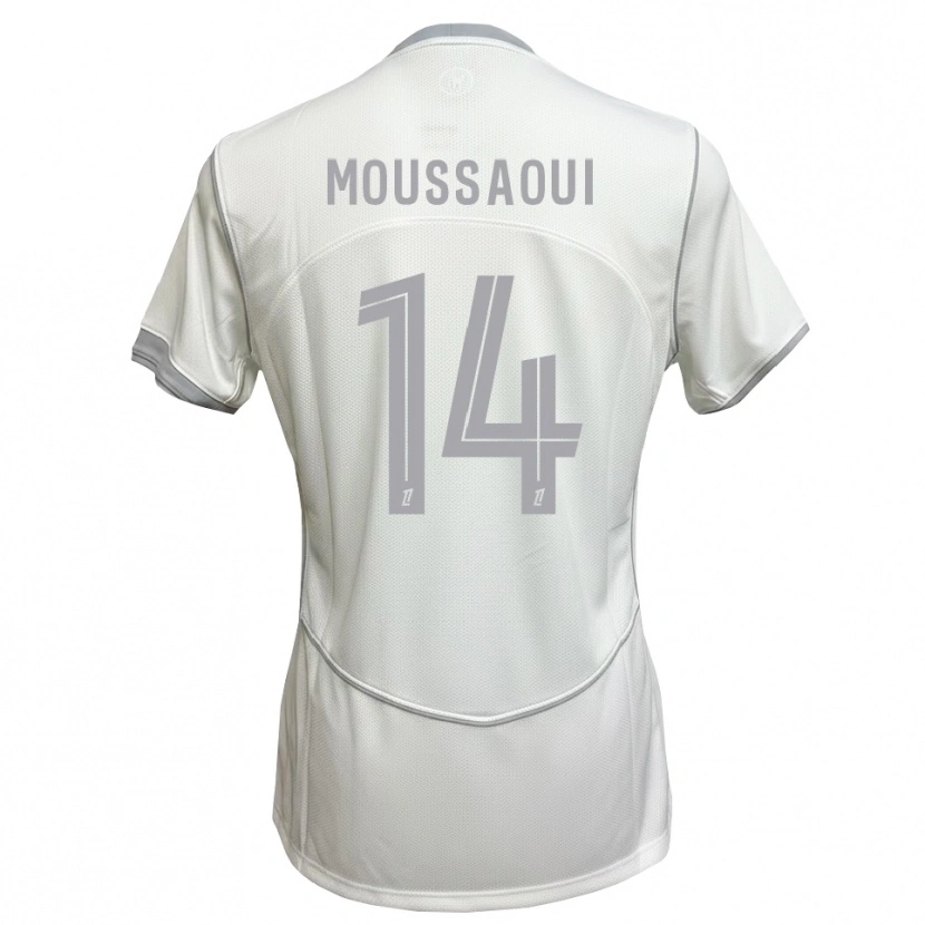 Danxen Kid Amine Moussaoui #14 White Gray Away Jersey 2026/27 T-Shirt