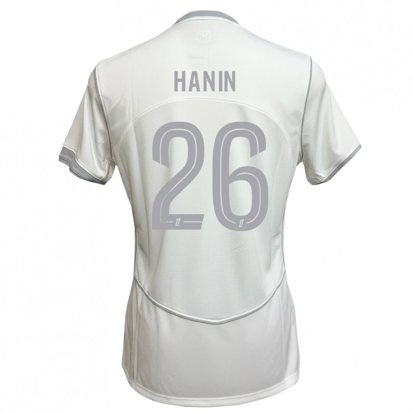 Danxen Kid Florent Hanin #26 White Gray Away Jersey 2026/27 T-Shirt