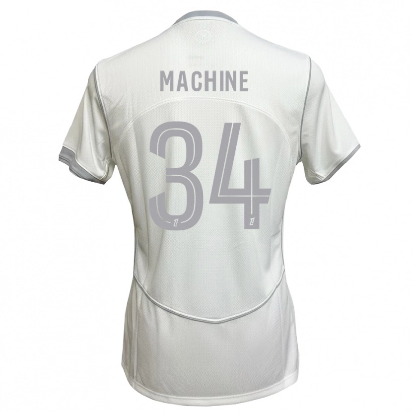 Danxen Kid Lanroy Machine #34 White Gray Away Jersey 2026/27 T-Shirt