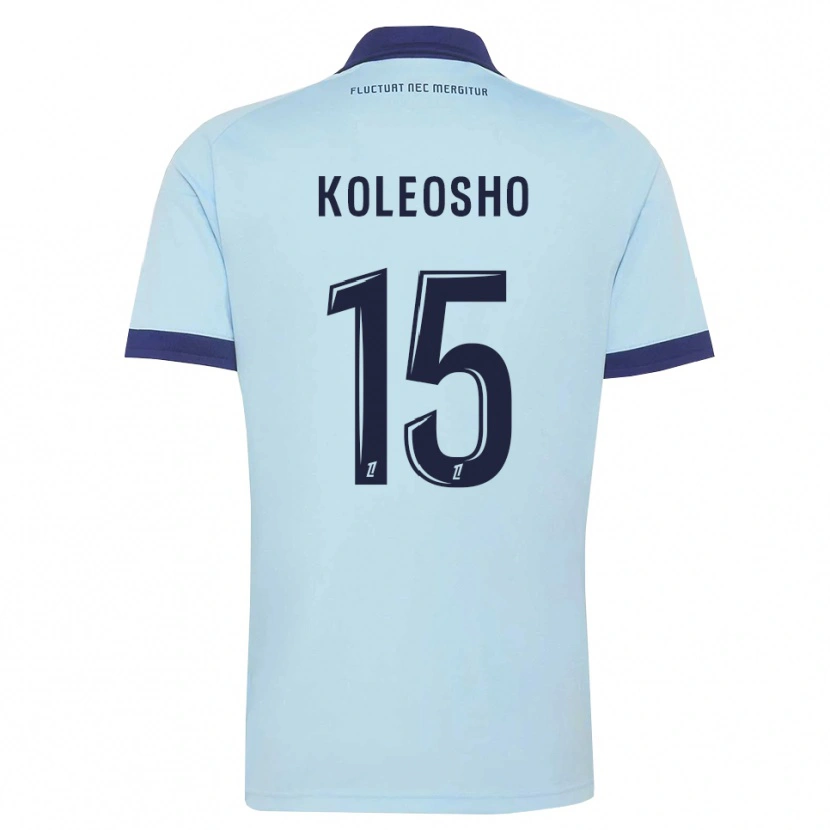 Danxen Kid Luca Koleosho #15 Cornflower Blue Black Away Jersey 2026/27 T-Shirt