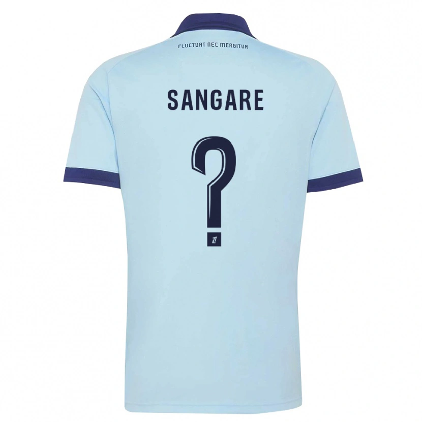Danxen Kid Hawa Sangare #0 Cornflower Blue Black Away Jersey 2026/27 T-Shirt