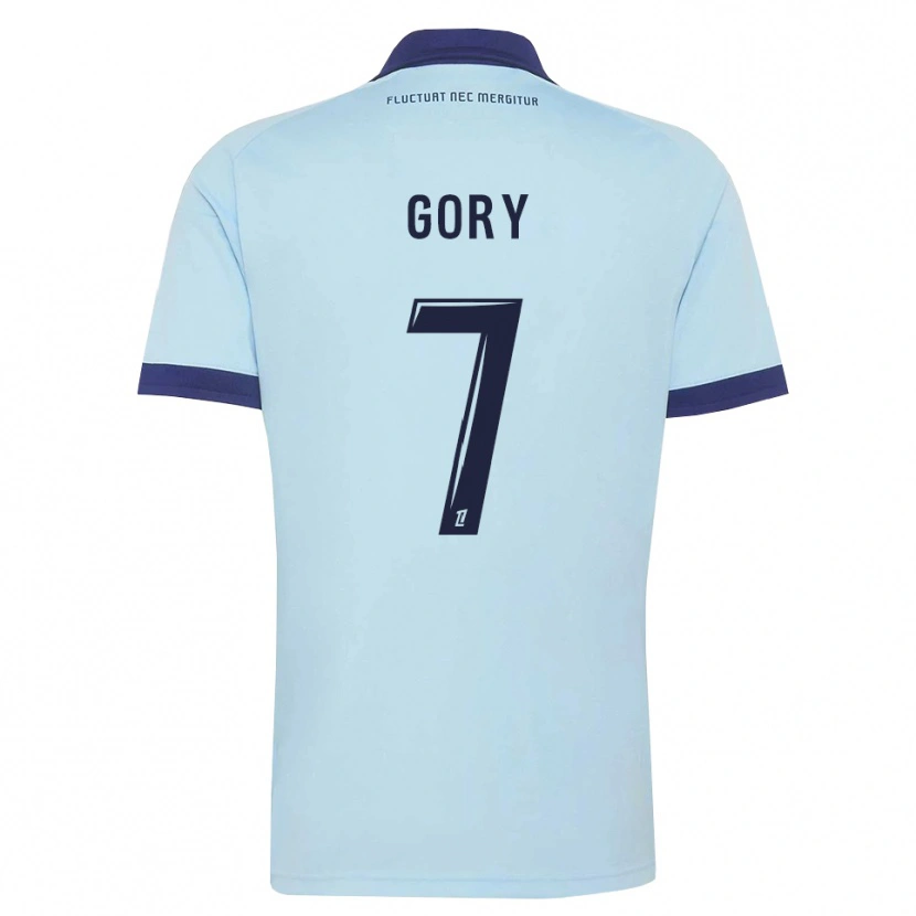 Danxen Kid Alimami Gory #7 Cornflower Blue Black Away Jersey 2026/27 T-Shirt