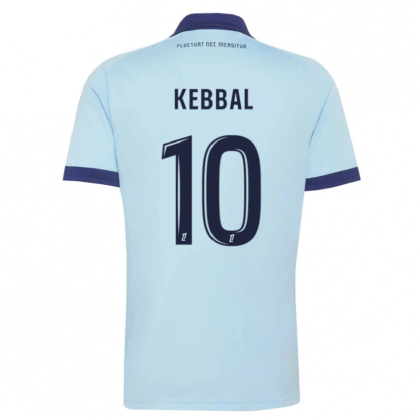 Danxen Kid Ilan Kebbal #10 Cornflower Blue Black Away Jersey 2026/27 T-Shirt