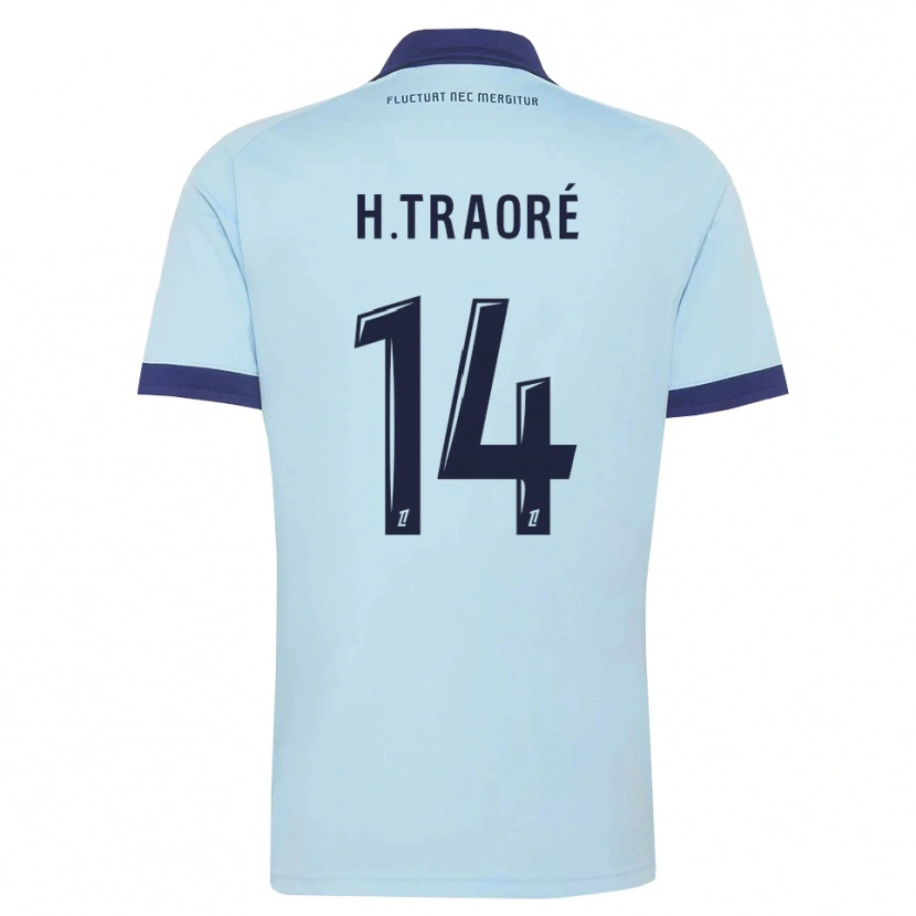 Danxen Kid Hamari Traoré #14 Cornflower Blue Black Away Jersey 2026/27 T-Shirt