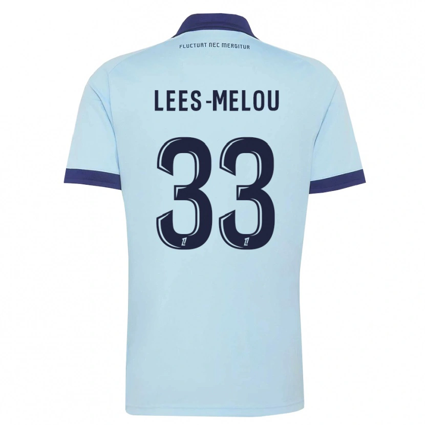 Danxen Kid Pierre Lees-Melou #33 Cornflower Blue Black Away Jersey 2026/27 T-Shirt