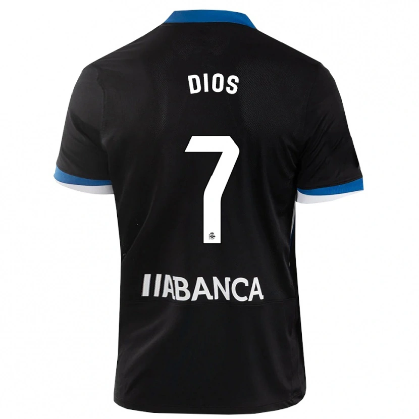 Danxen Kid Eva Dios #7 Black Blue White Away Jersey 2026/27 T-Shirt