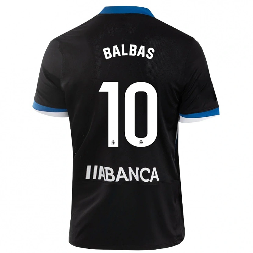 Danxen Kid Nicolás Balbas #10 Black Blue White Away Jersey 2026/27 T-Shirt