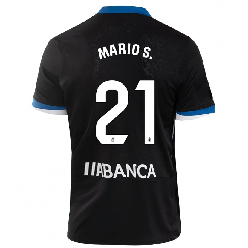 Danxen Kid Mario Soriano #21 Black Blue White Away Jersey 2026/27 T-Shirt