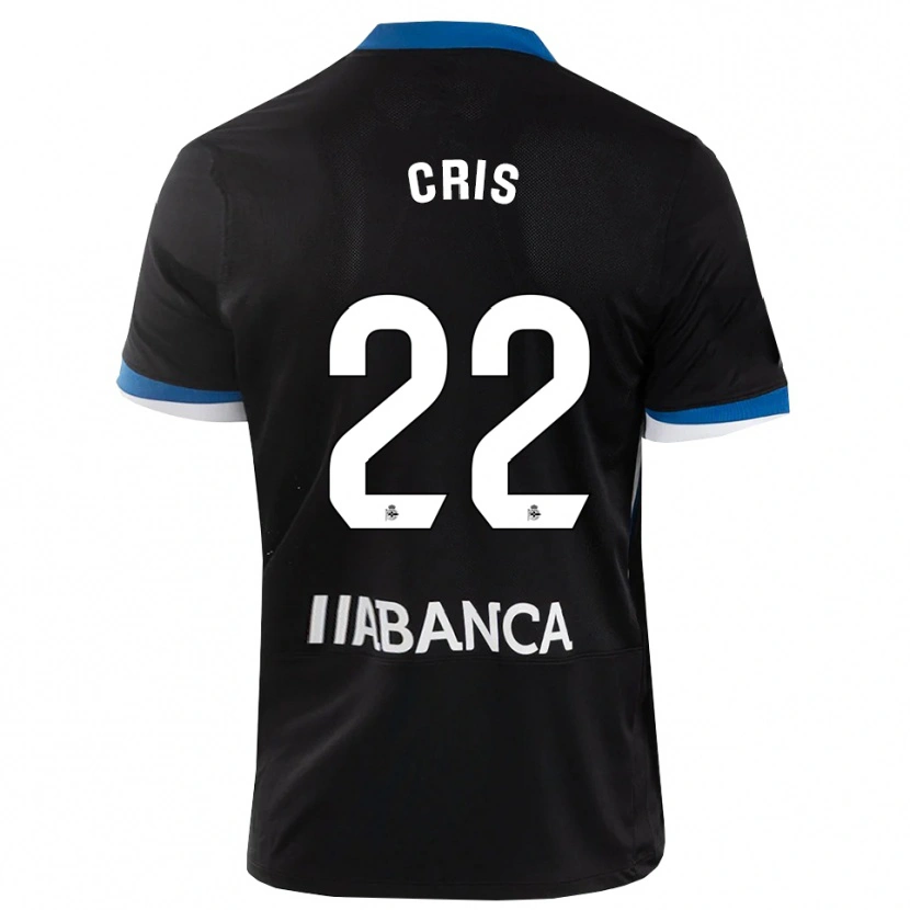 Danxen Kid Cris #22 Black Blue White Away Jersey 2026/27 T-Shirt