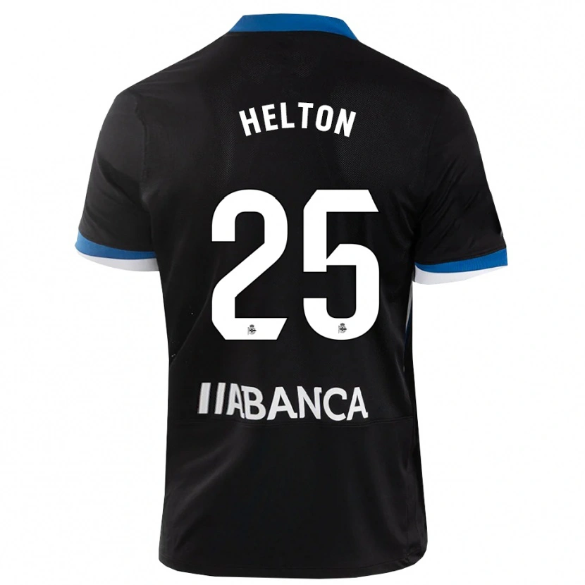 Danxen Kid Helton Leite #25 Black Blue White Away Jersey 2026/27 T-Shirt