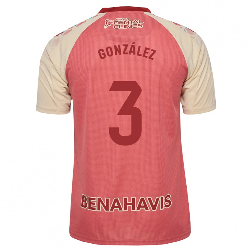 Danxen Kid Óscar González #3 Light Pink Red Blue Away Jersey 2026/27 T-Shirt