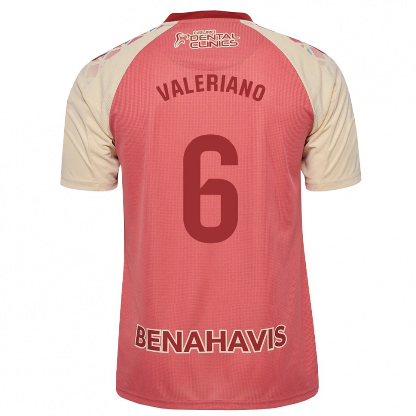 Danxen Kid Nerea Valeriano Martínez #6 Light Pink Red Blue Away Jersey 2026/27 T-Shirt
