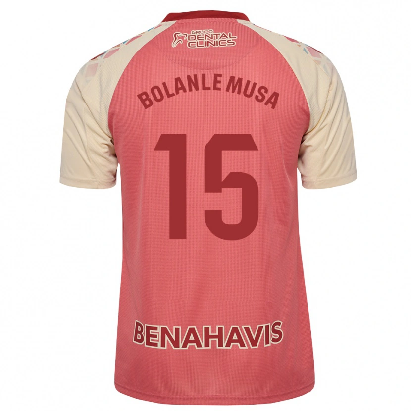 Danxen Kid Wahab Bolanle Musa #15 Light Pink Red Blue Away Jersey 2026/27 T-Shirt