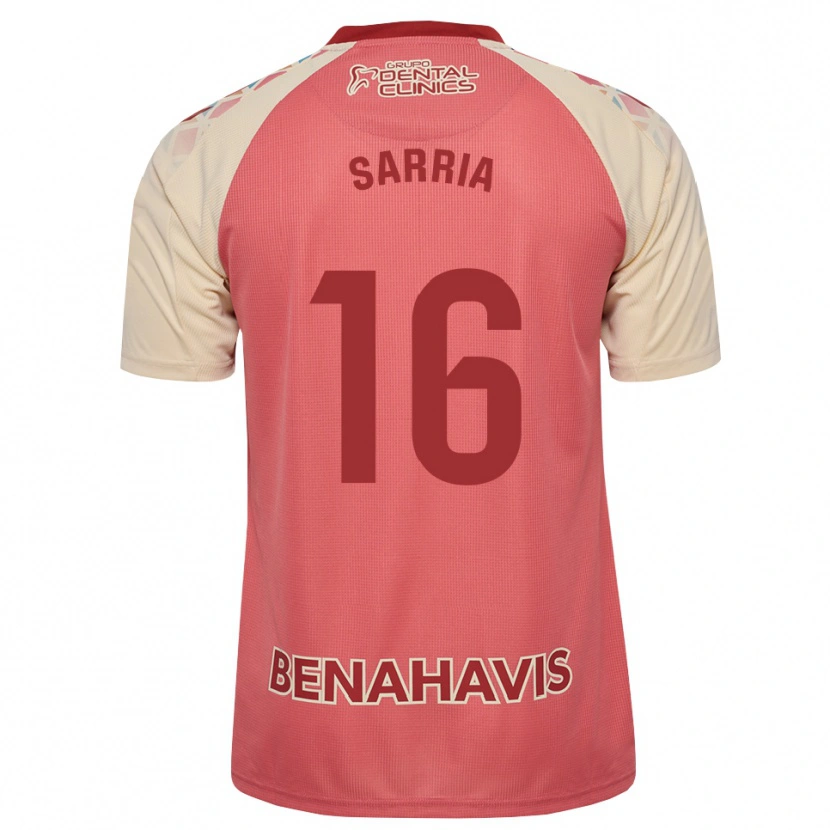 Danxen Kid Cristian Sarria #16 Light Pink Red Blue Away Jersey 2026/27 T-Shirt